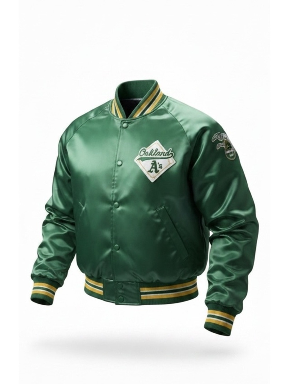 Vintage Chalkline Oakland Athletics Kids XL Bomber Jacket